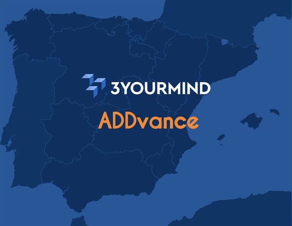 3YOURMIND and ADDvance 3D partner for distribution in Spain
