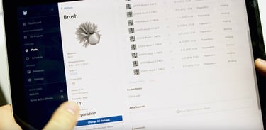 Erpro using Agile MES to track Chanel Mascara Brush Production