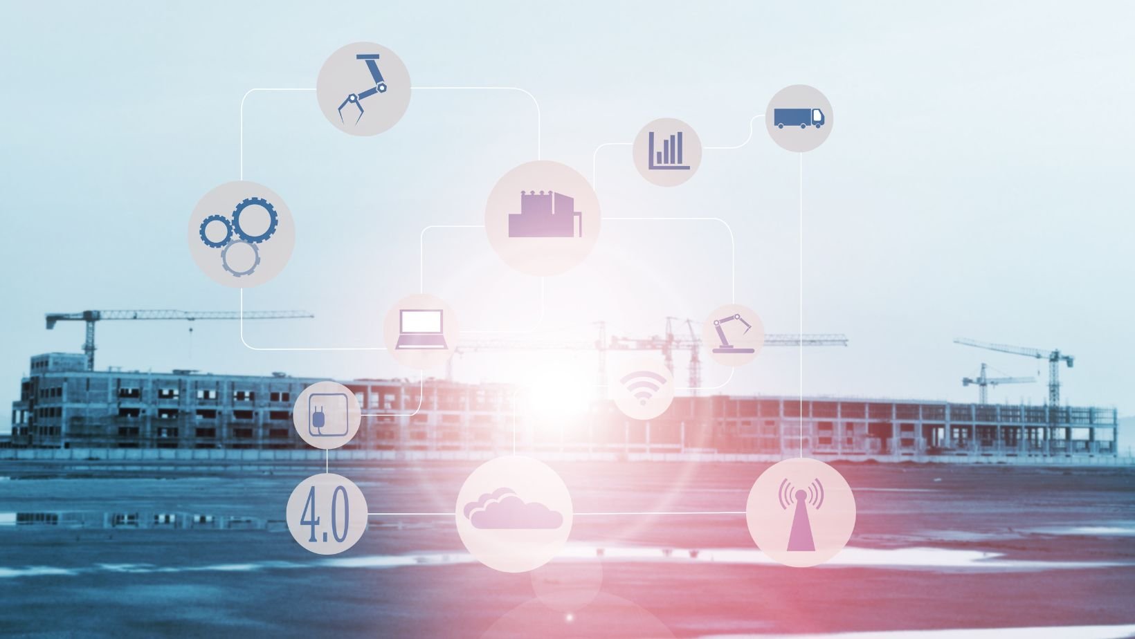 concept image of smart manufacturing