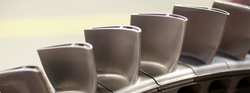 Turbine Fins produced using Additive Manufacturing by Siemens