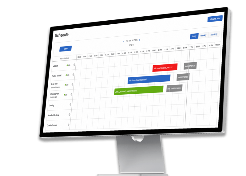 Distributed-Manufacturing-Schedule