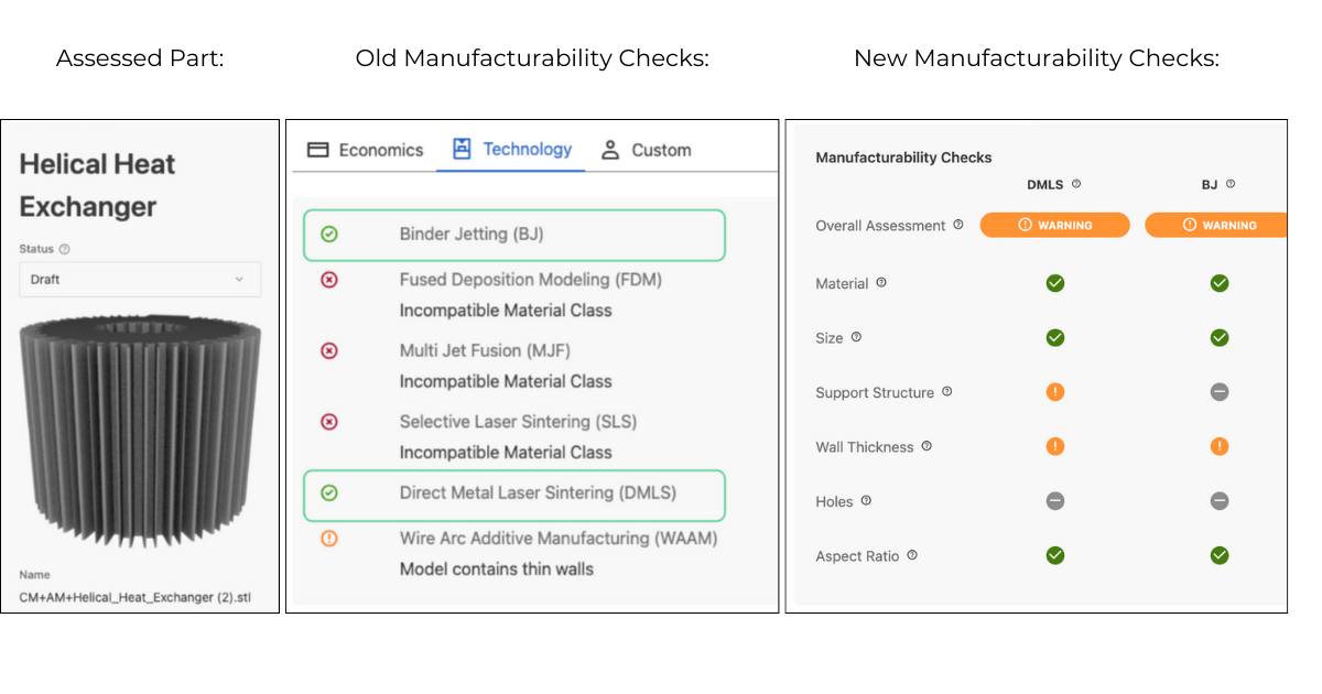 Manufacturing First Case Check Pictured: Manufacturability checks are getting an upgrade