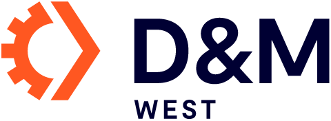 D&M WEST logo